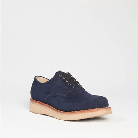 suede oxford with vibram sole. Made in the USA